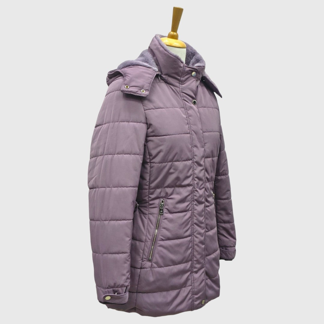 Women Insulated Fleece Jacket Snow and Wind Resistance