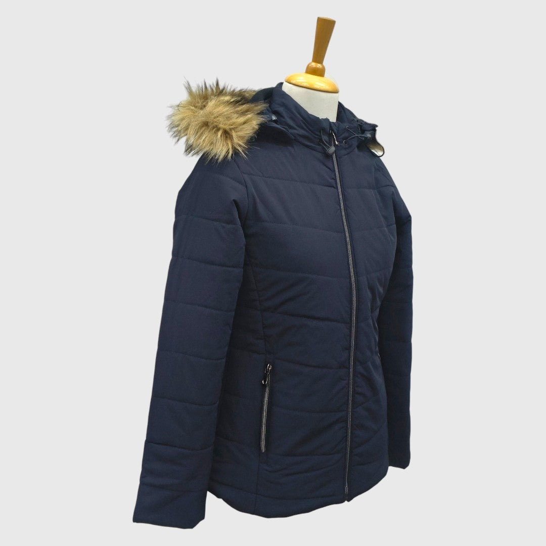 Women Insulated Fleece Jacket Snow and Wind Resistance