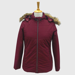 Women Insulated Fleece Jacket Snow and Wind Resistance