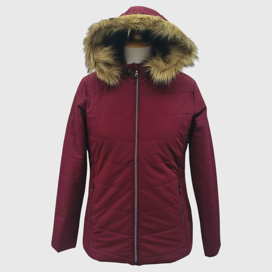 Women's Insulated Fleece Jacket Snow and Wind Resistance