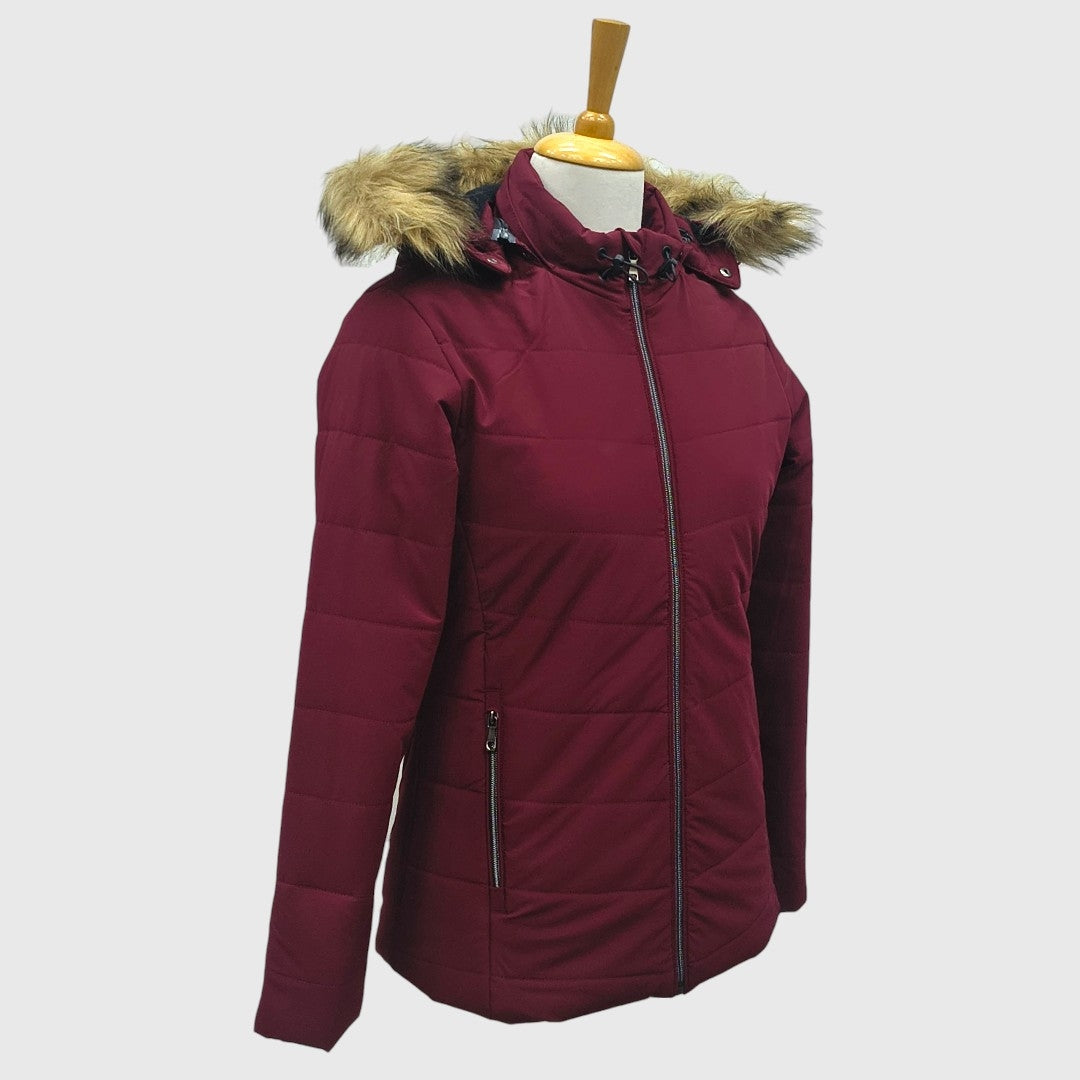 Women Insulated Fleece Jacket Snow and Wind Resistance