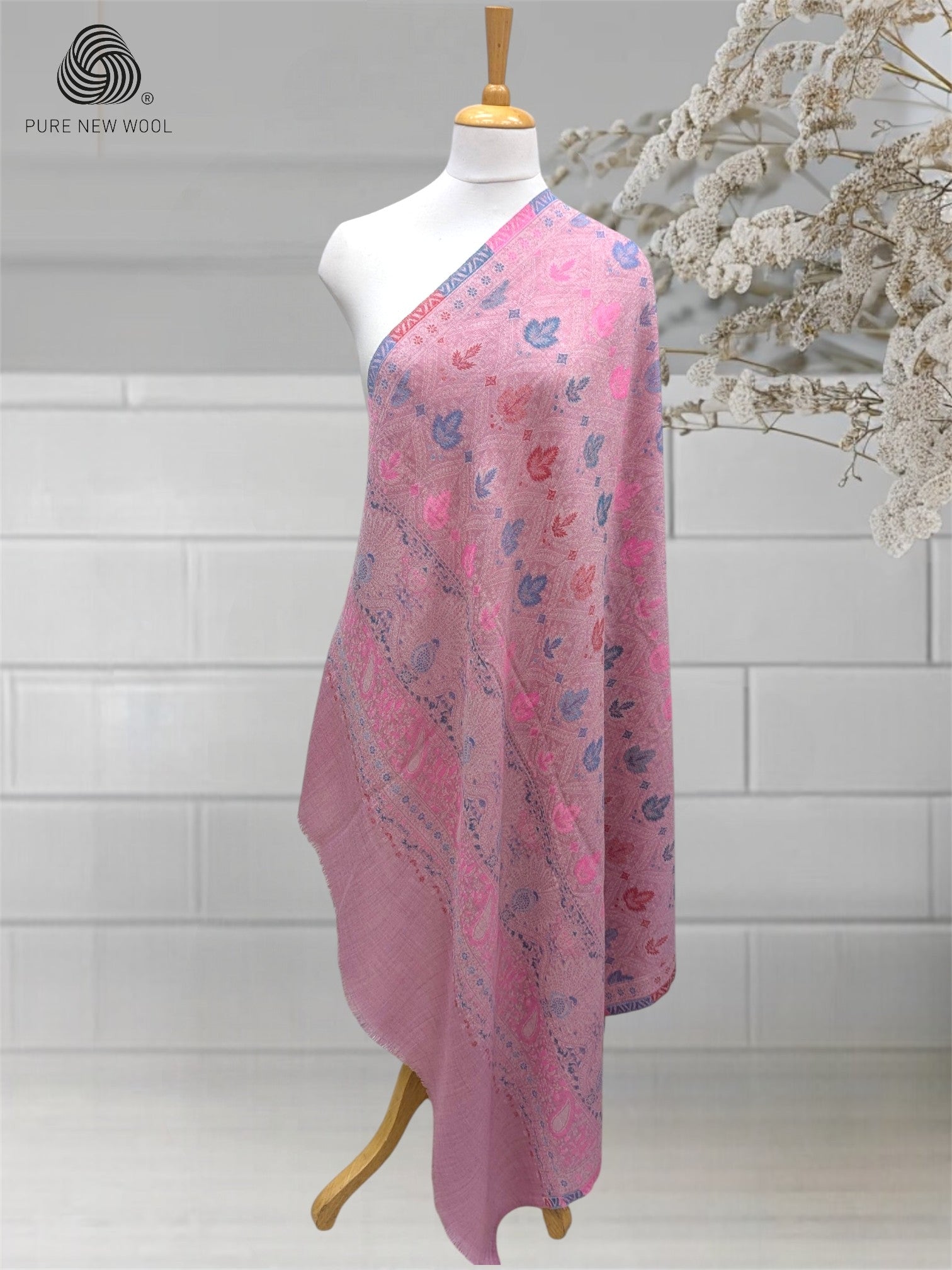 WOMEN'S PURE WOOL SHAWL