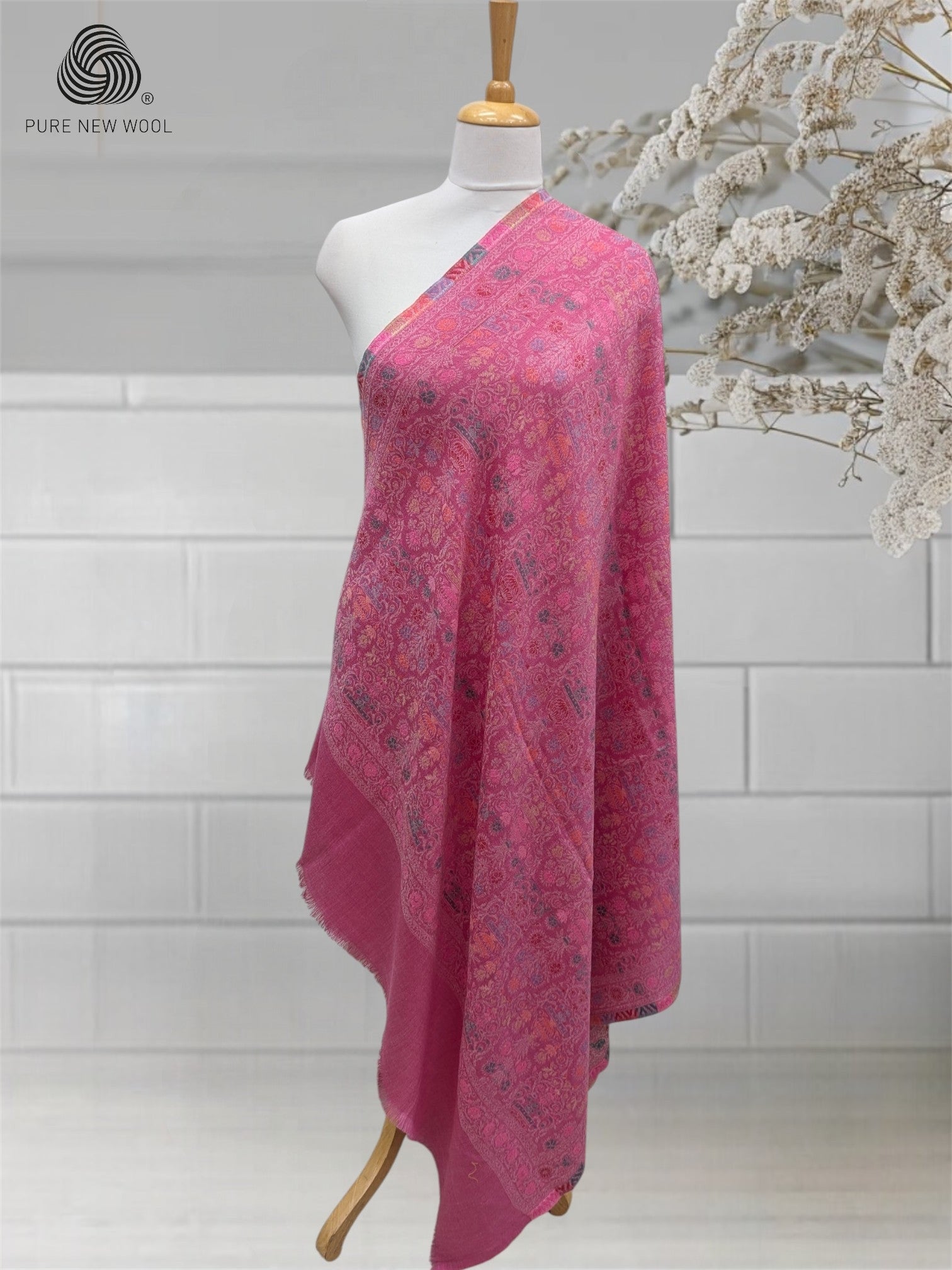 WOMEN'S PURE WOOL SHAWL