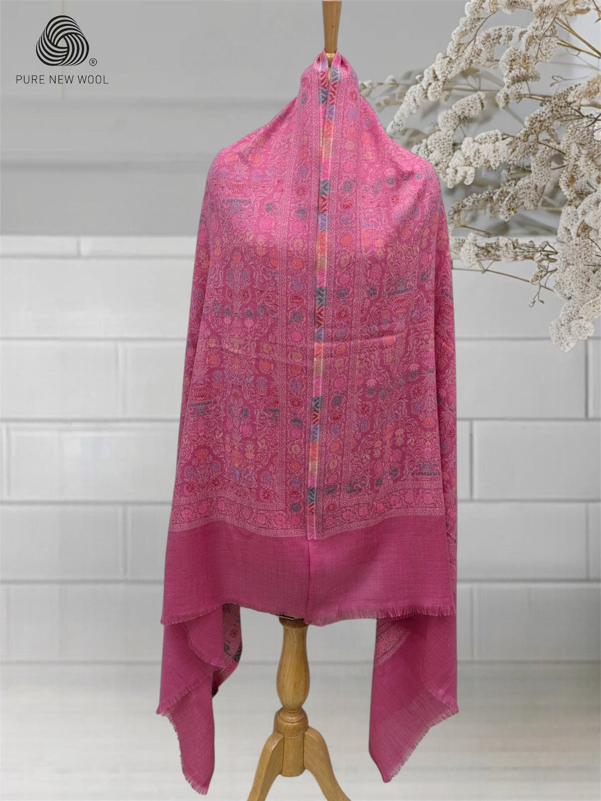WOMEN'S PURE WOOL SHAWL