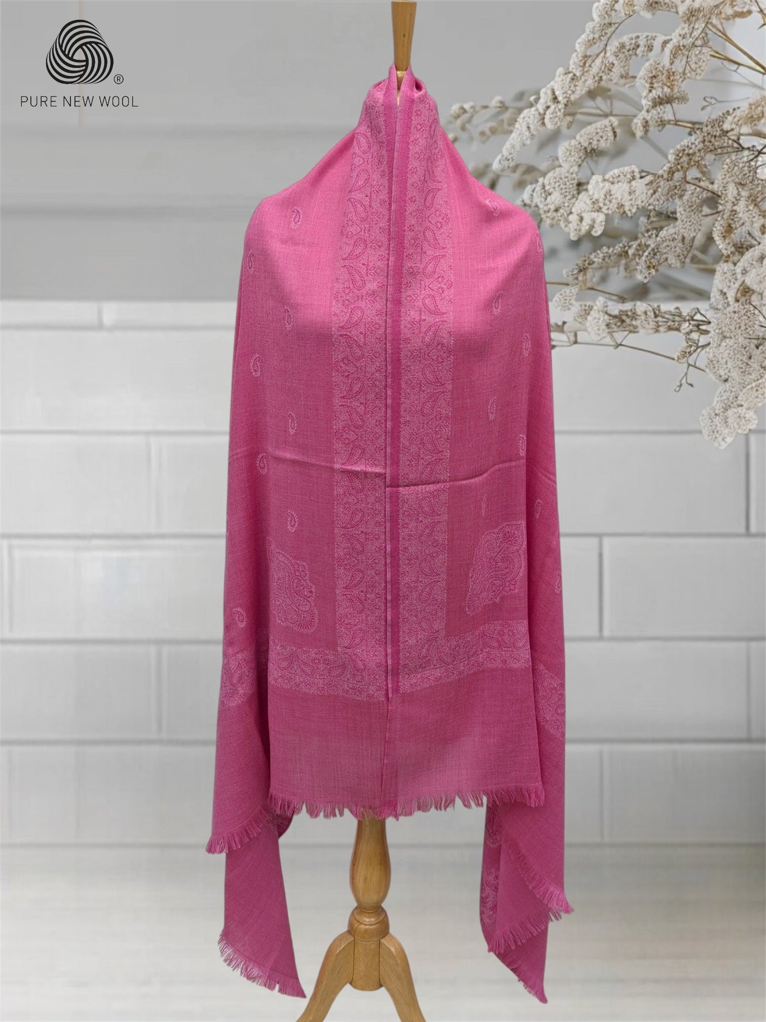 WOMEN'S PURE WOOL SHAWL