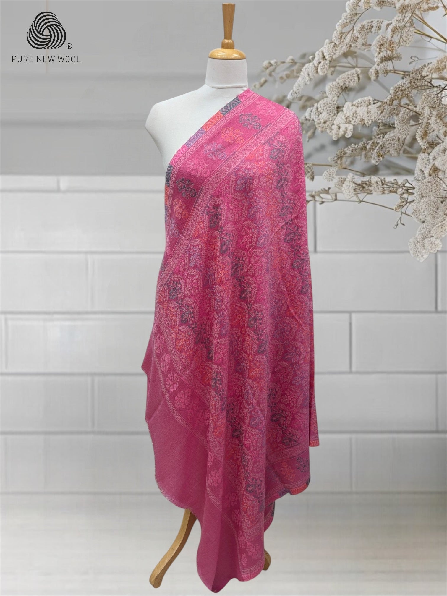 WOMEN'S PURE WOOL SHAWL