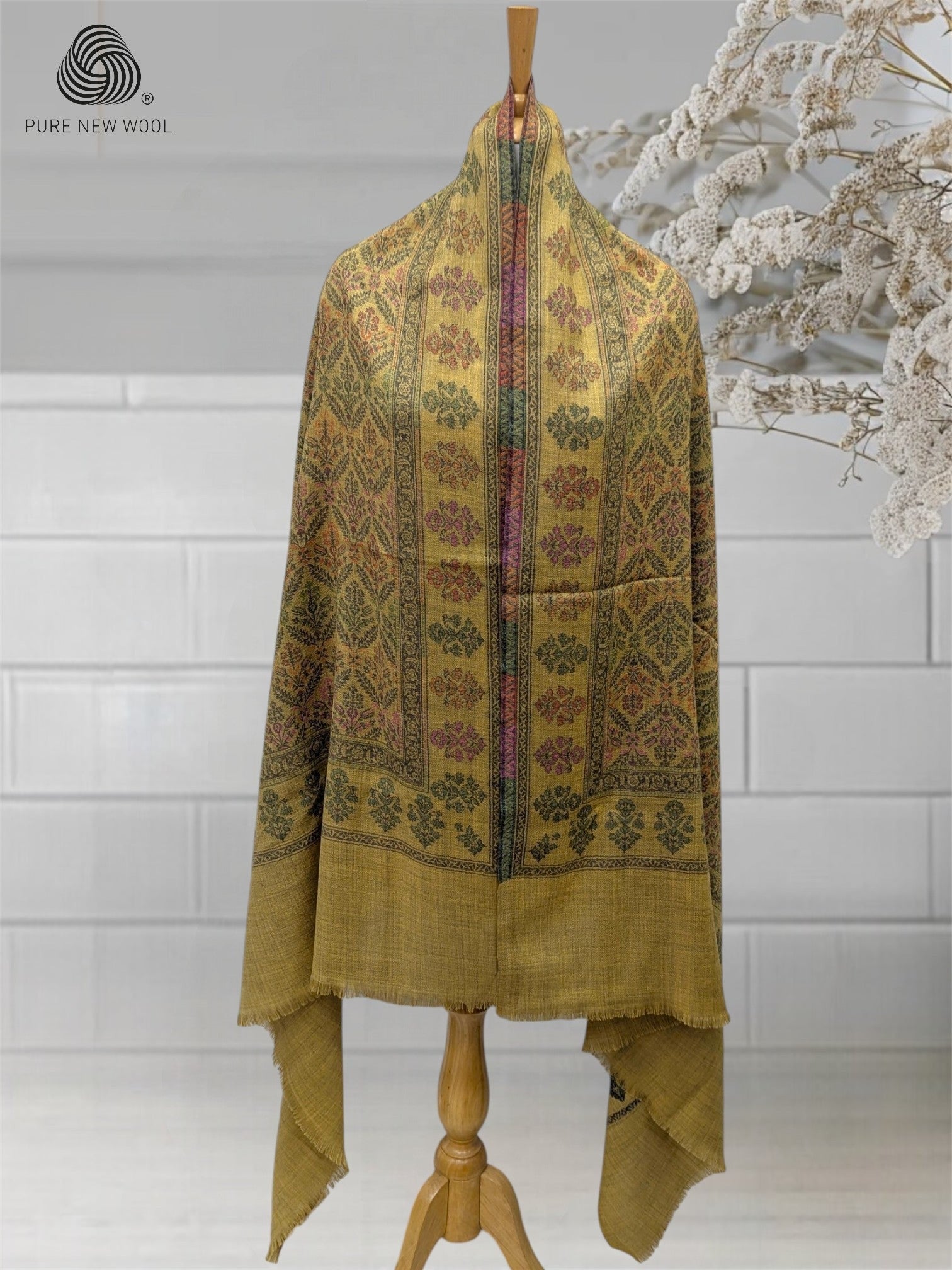 WOMEN'S PURE WOOL SHAWL
