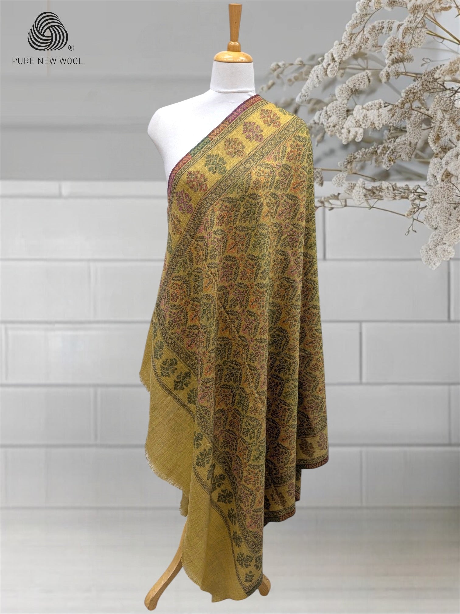 WOMEN'S PURE WOOL SHAWL