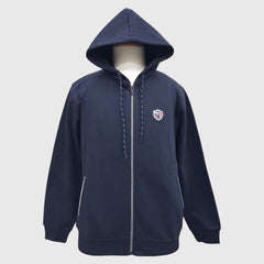 MEN'S WINTER SWEATSHIRT FULL ZIP WITH HOODIE
