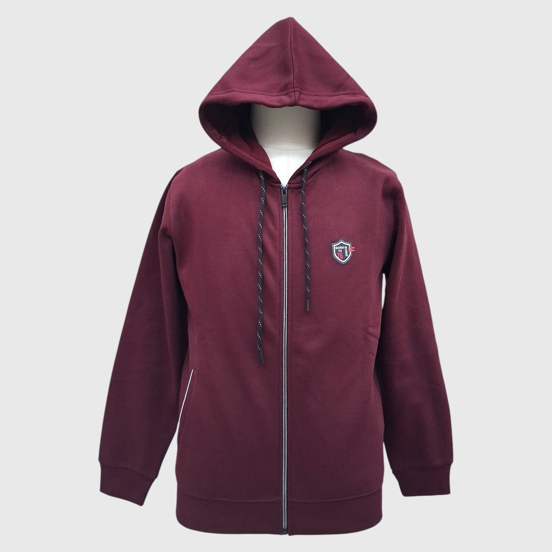 MEN'S WINTER SWEATSHIRT FULL ZIP WITH HOODIE