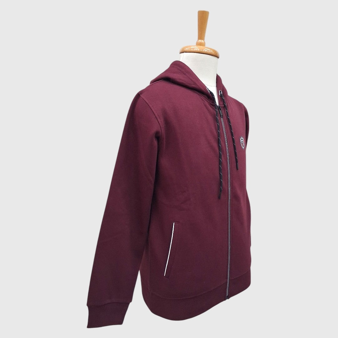 MEN'S WINTER SWEATSHIRT FULL ZIP WITH HOODIE