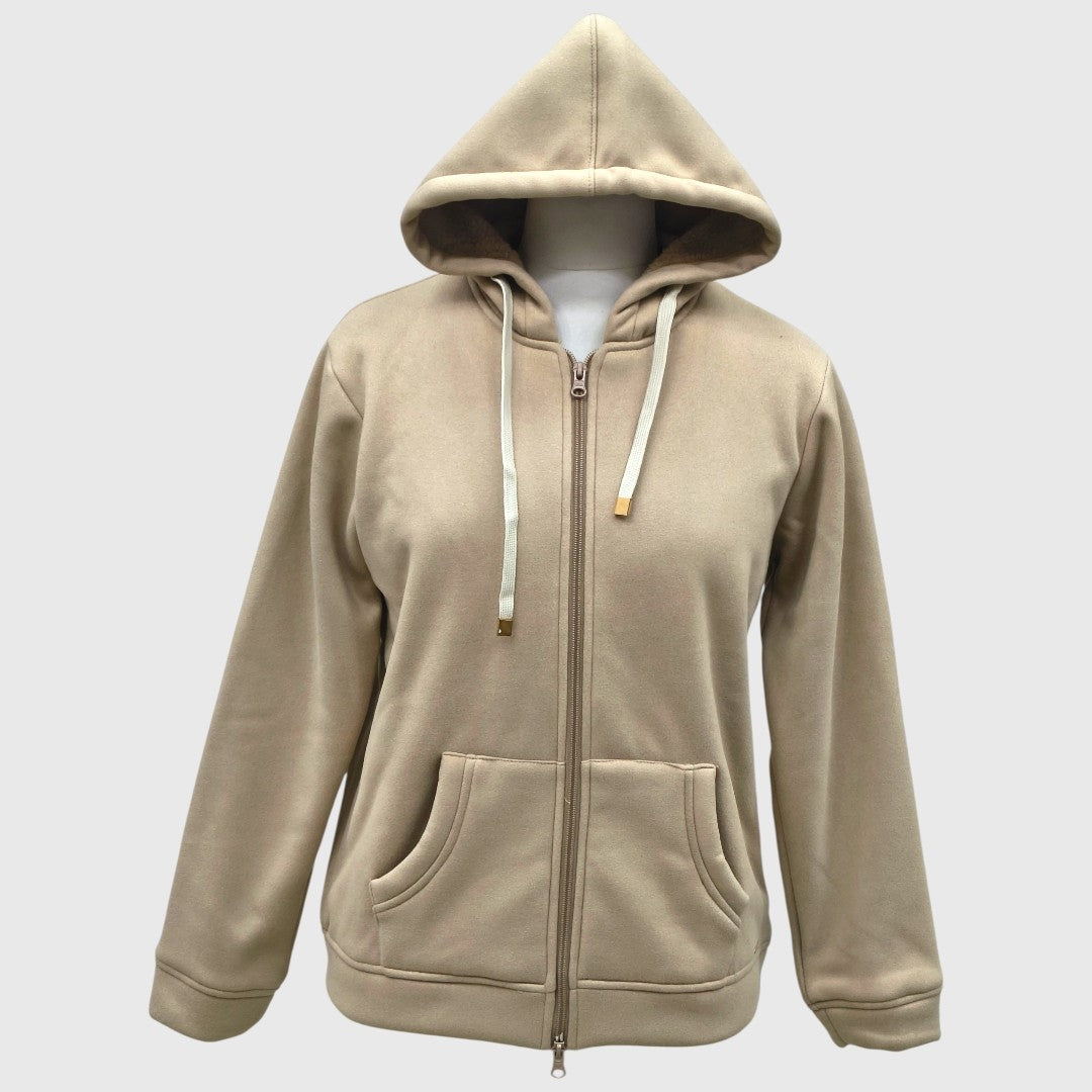 WOMEN'S SWEATSHIRT FULL ZIP HOODIE