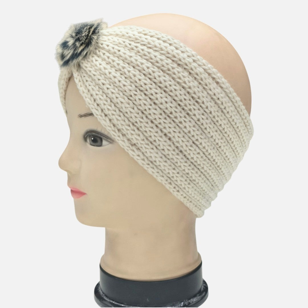 Winter Ear Warmer Headband Soft Knitted