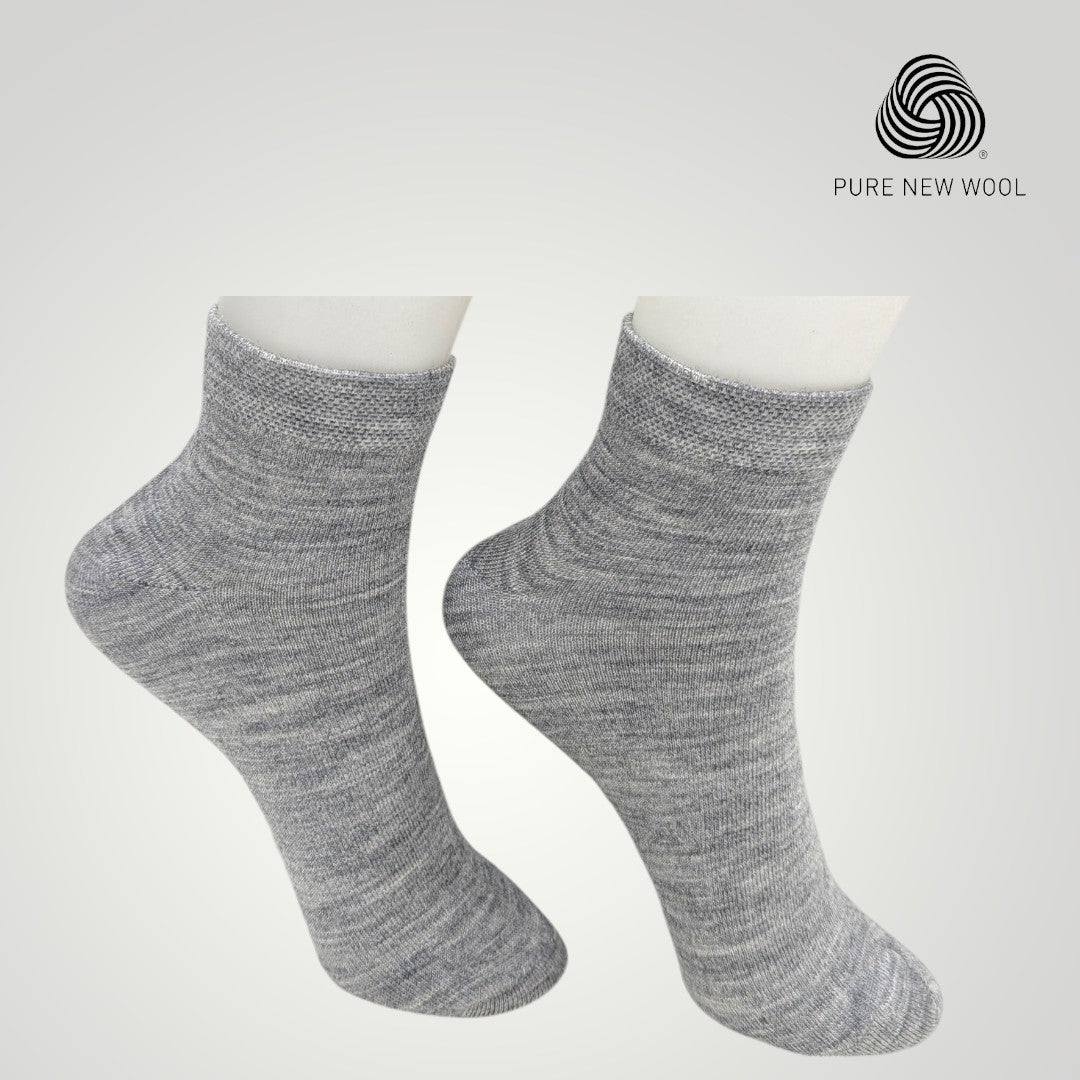 MEN'S PURE WOOL ANKLE SOCKS
