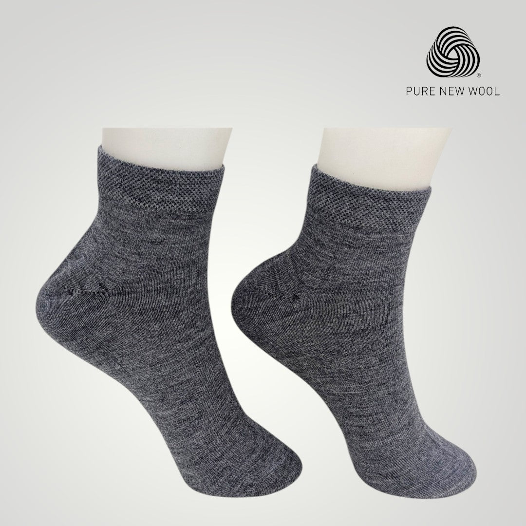 MEN'S PURE WOOL ANKLE SOCKS