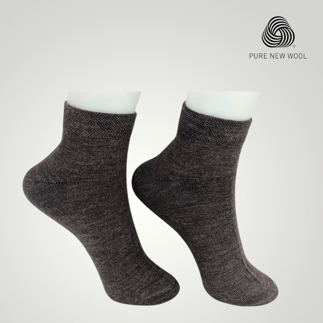 MEN'S PURE WOOL ANKLE SOCKS