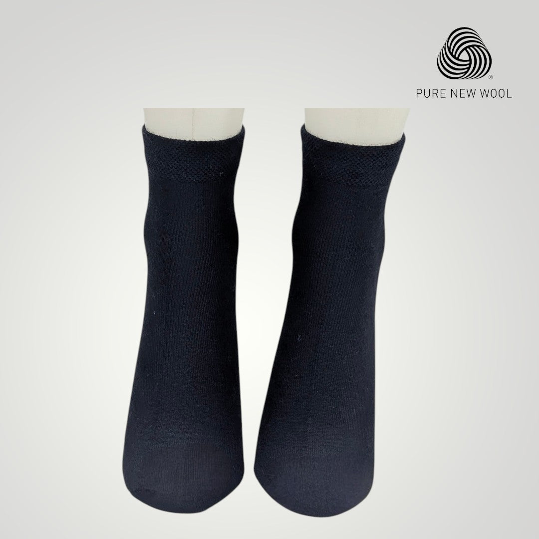 WOMEN'S PURE WOOL ANKLE SOCKS