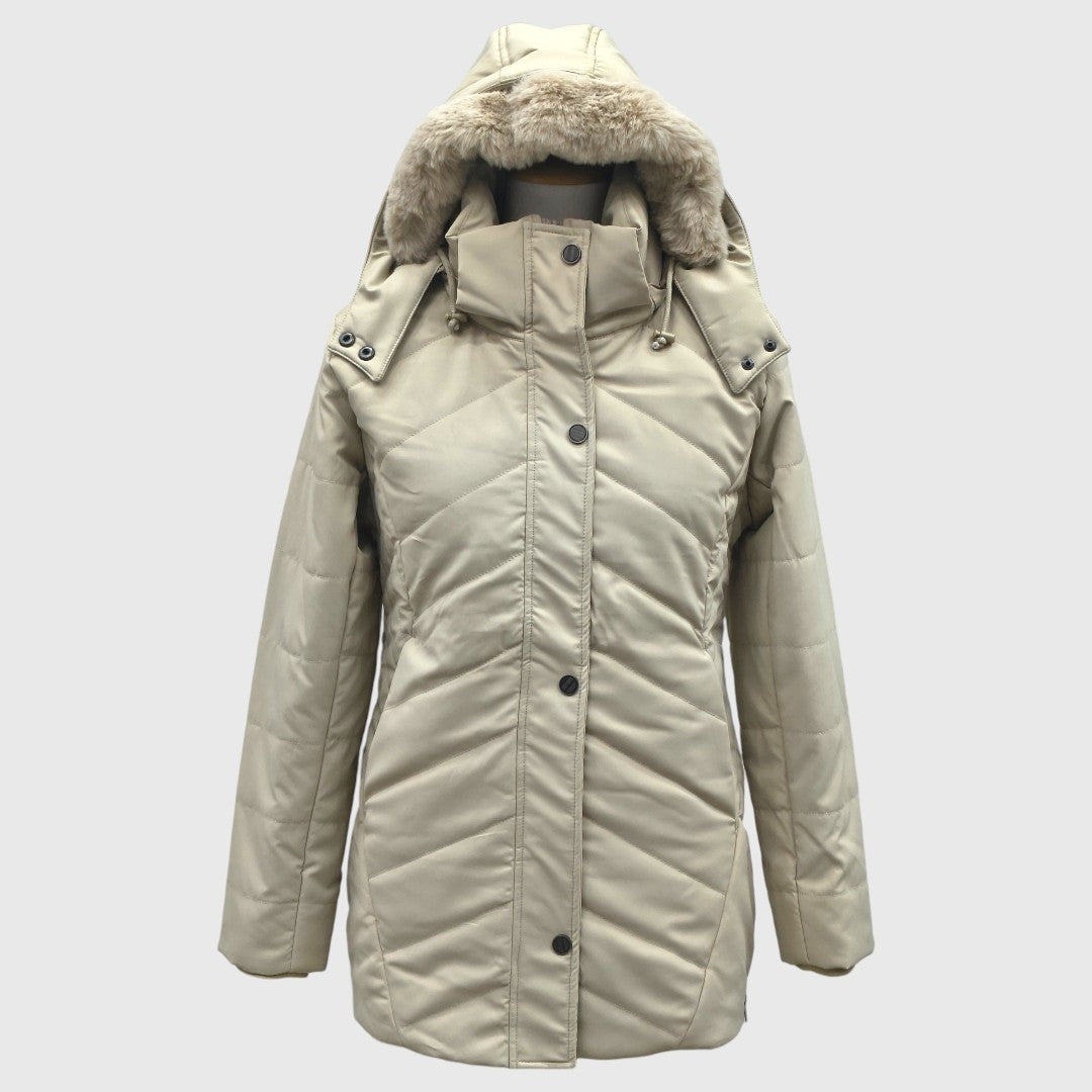 Women's Insulated Fleece Jacket Snow and Wind Resistance