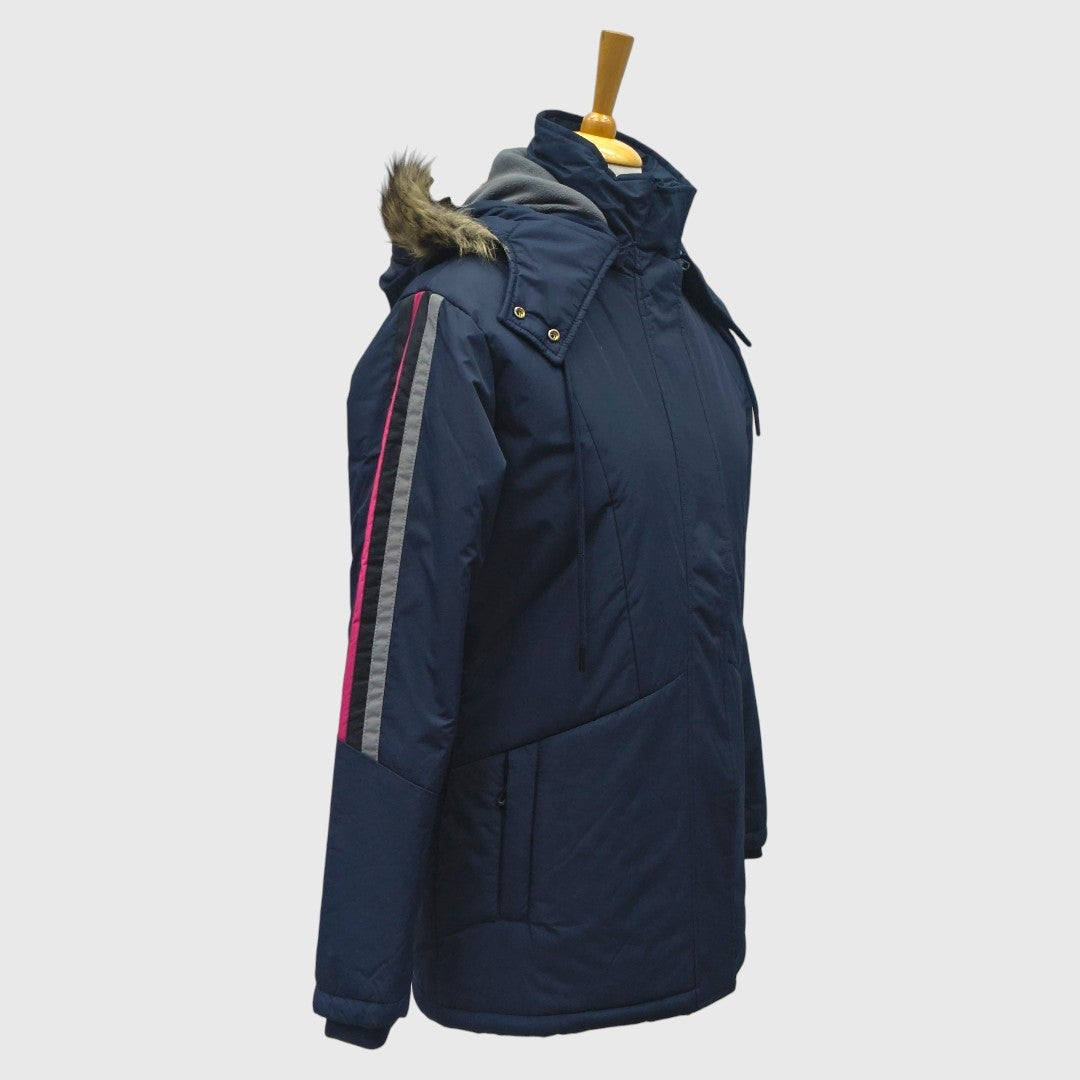 Women Insulated Fleece Jacket Snow and Wind Resistance