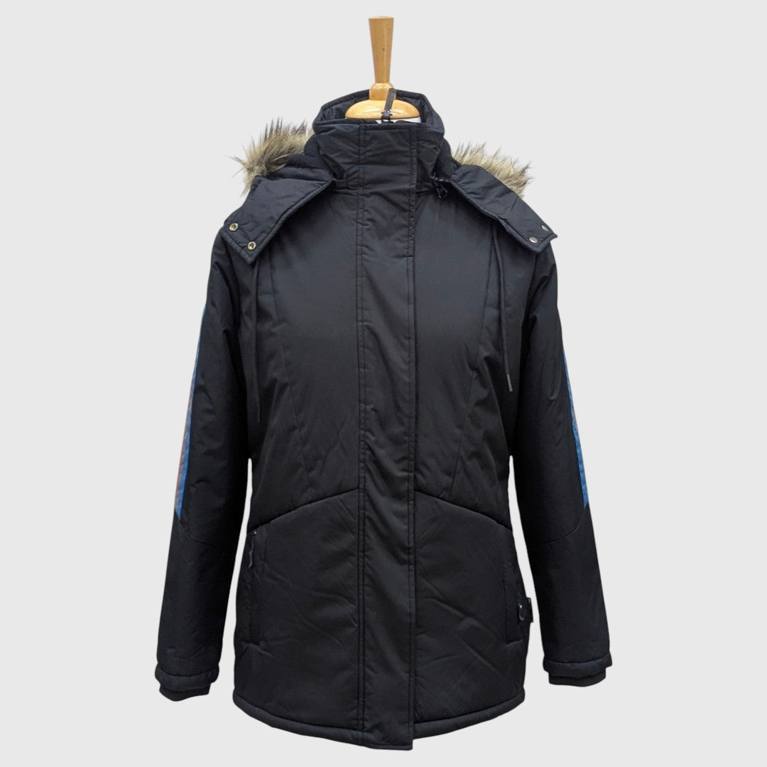 Women Insulated Fleece Jacket Snow and Wind Resistance