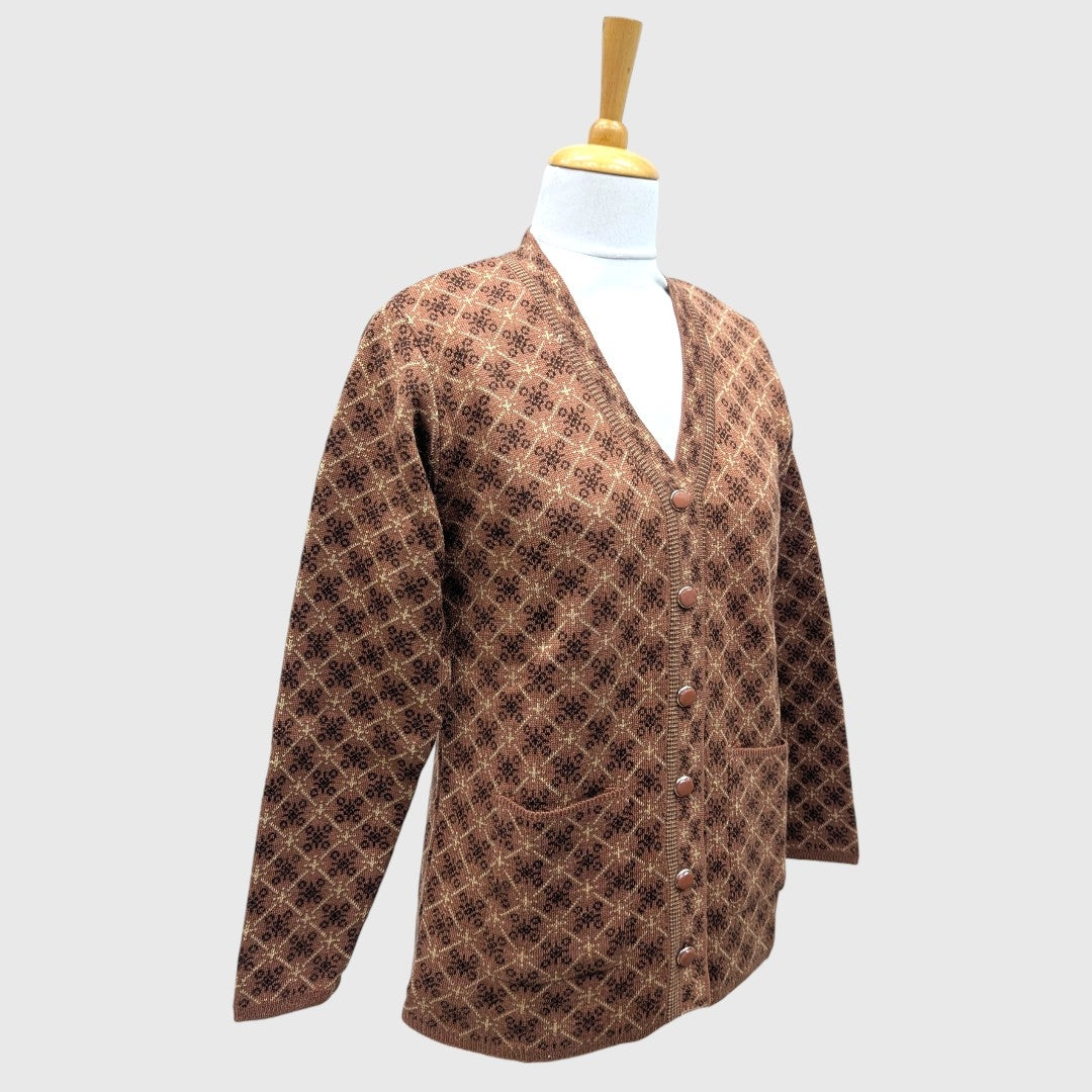WOMEN'S V NECK CARDIGAN