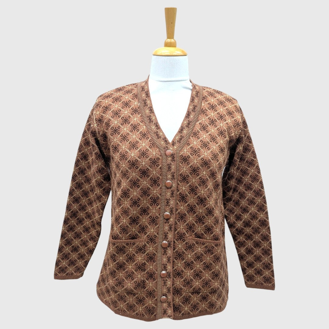 WOMEN'S V NECK CARDIGAN