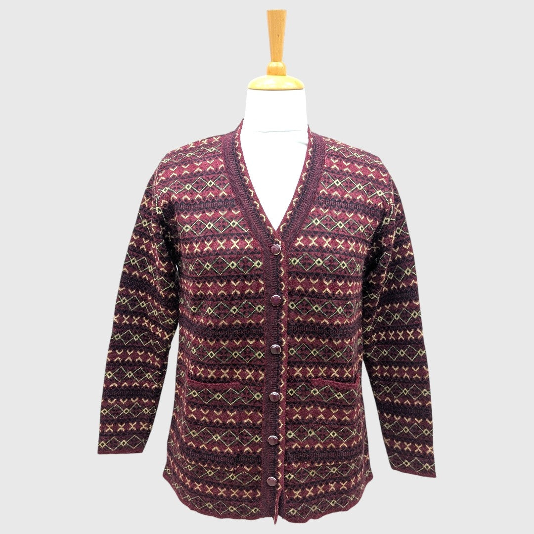 WOMEN'S V NECK CARDIGAN