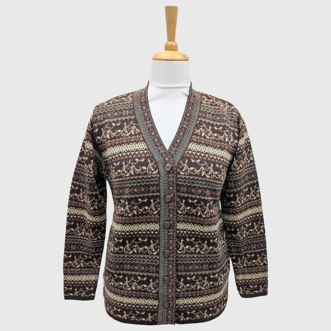 WOMEN'S V NECK CARDIGAN