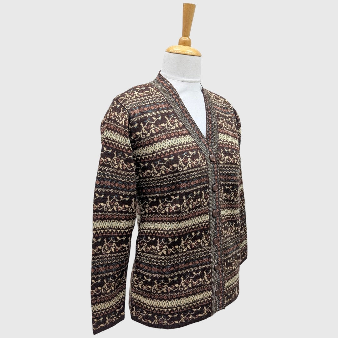 WOMEN'S V NECK CARDIGAN