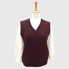 WOMEN'S SLEEVELESS CARDIGAN