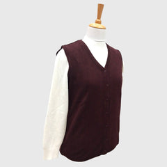 WOMEN'S SLEEVELESS CARDIGAN