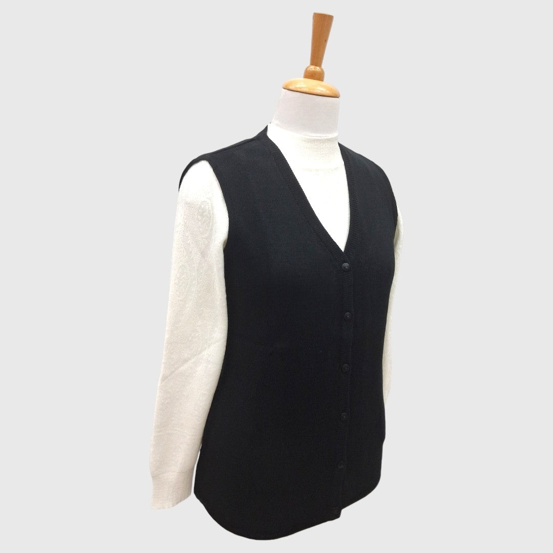 WOMEN'S SLEEVELESS CARDIGAN