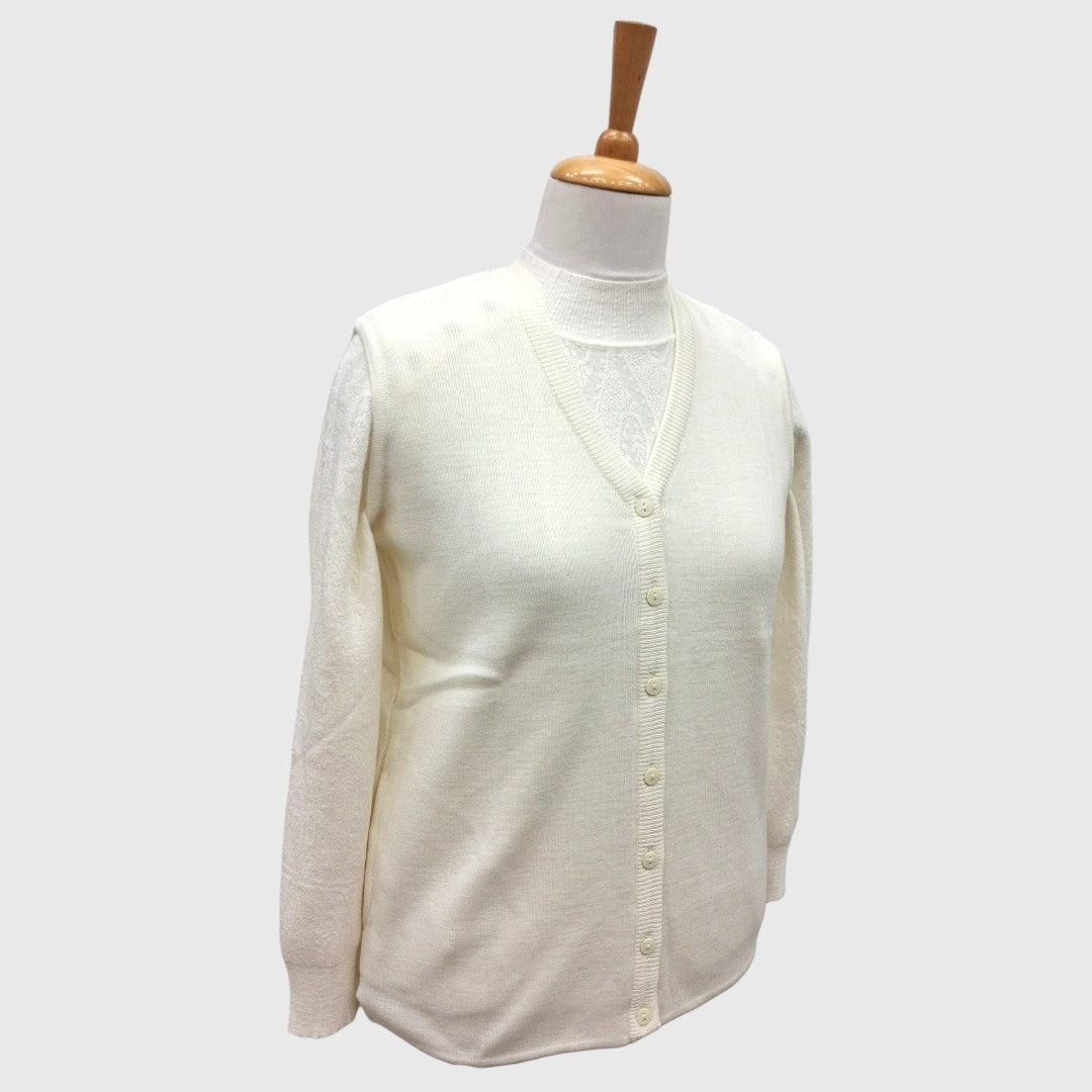 WOMEN'S SLEEVELESS CARDIGAN