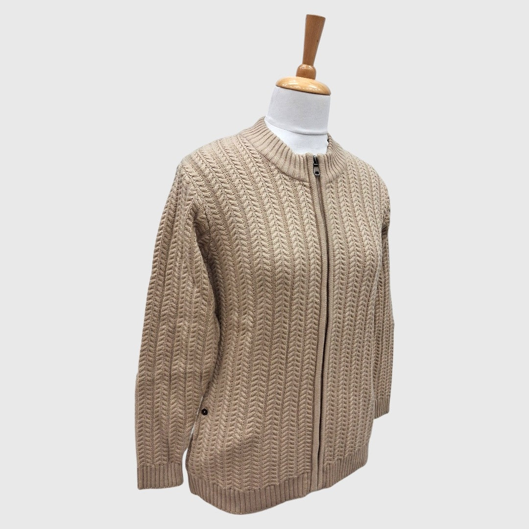 WOMEN'S FULL ZIP SWEATER