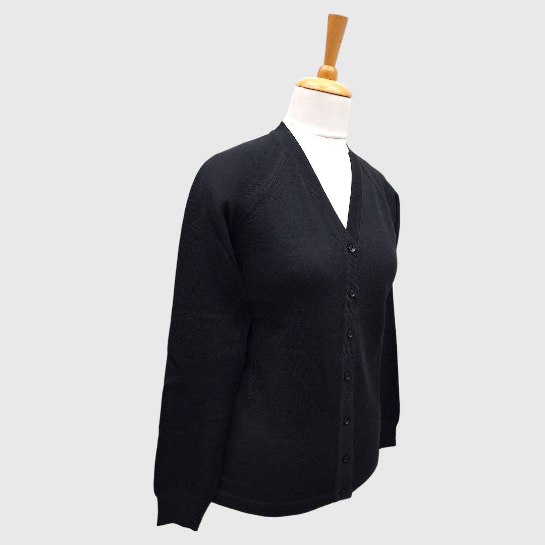 WOMEN'S V NECK CARDIGAN PURE WOOL