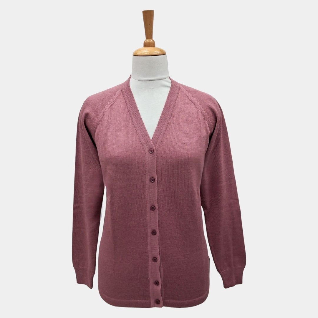 WOMEN'S V NECK CARDIGAN
