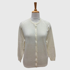 WOMEN'S R NECK CARDIGAN