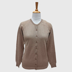 WOMEN'S R NECK CARDIGAN