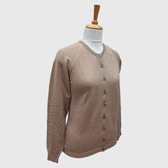 WOMEN'S R NECK CARDIGAN