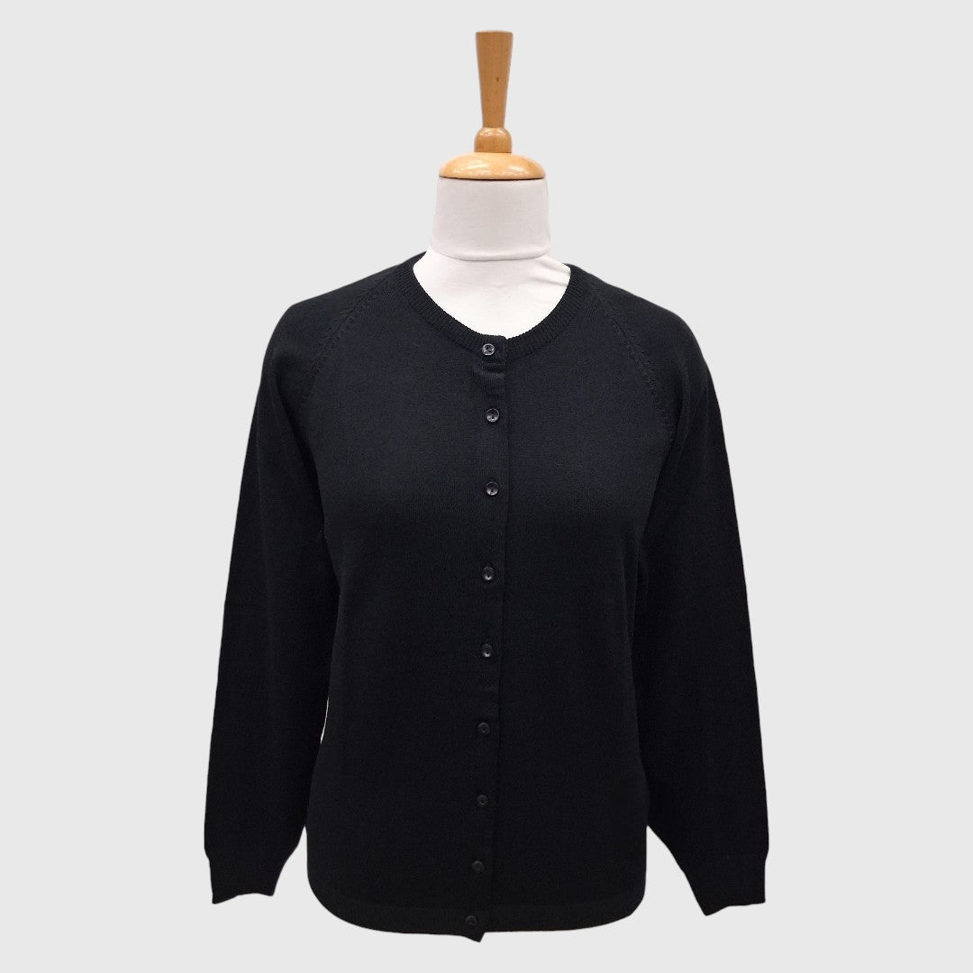 WOMEN'S R NECK CARDIGAN