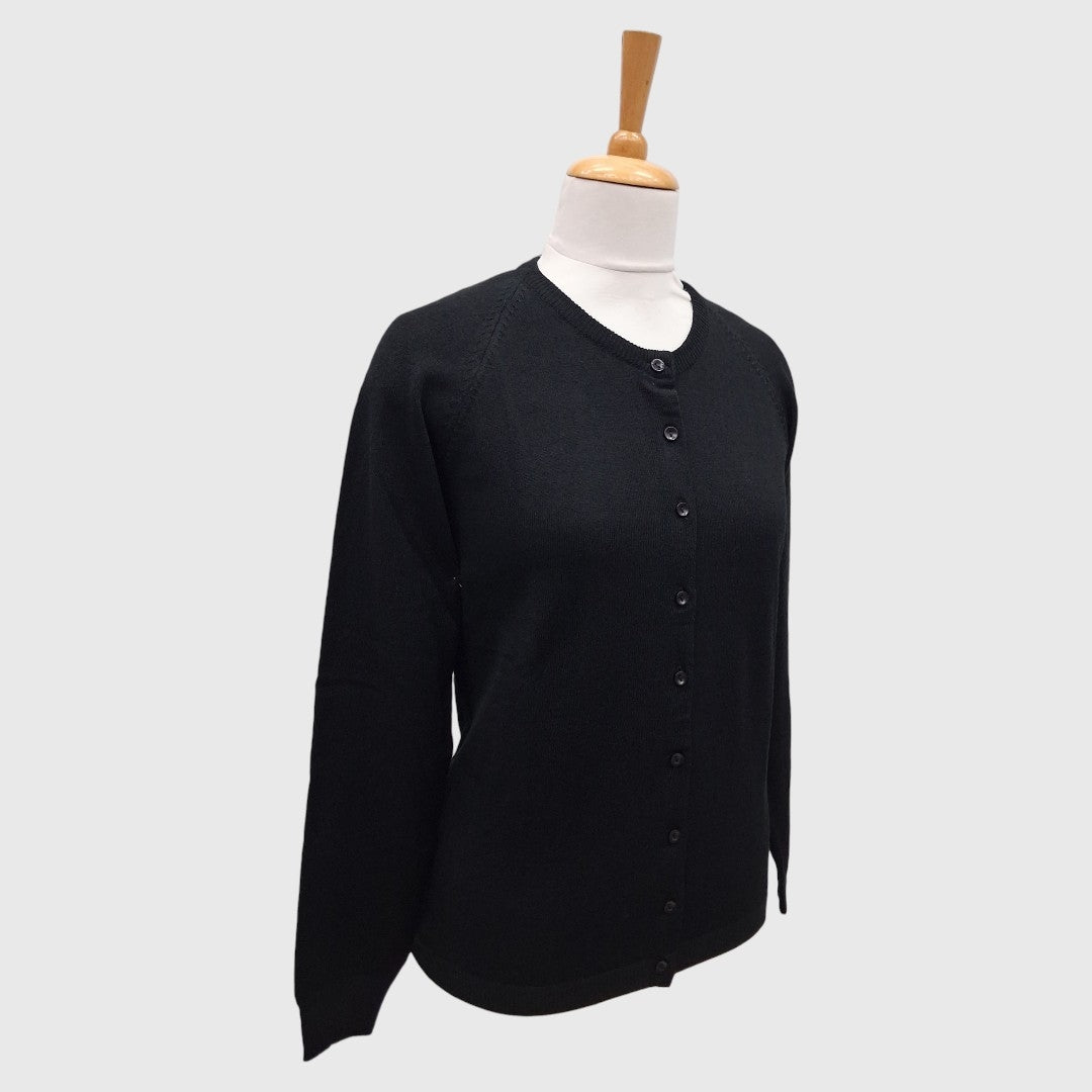 WOMEN'S R NECK CARDIGAN