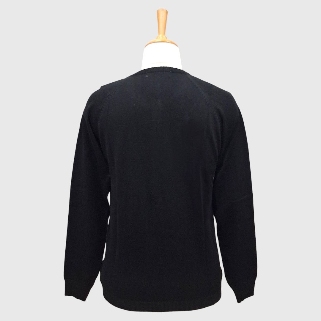 WOMEN'S R NECK CARDIGAN