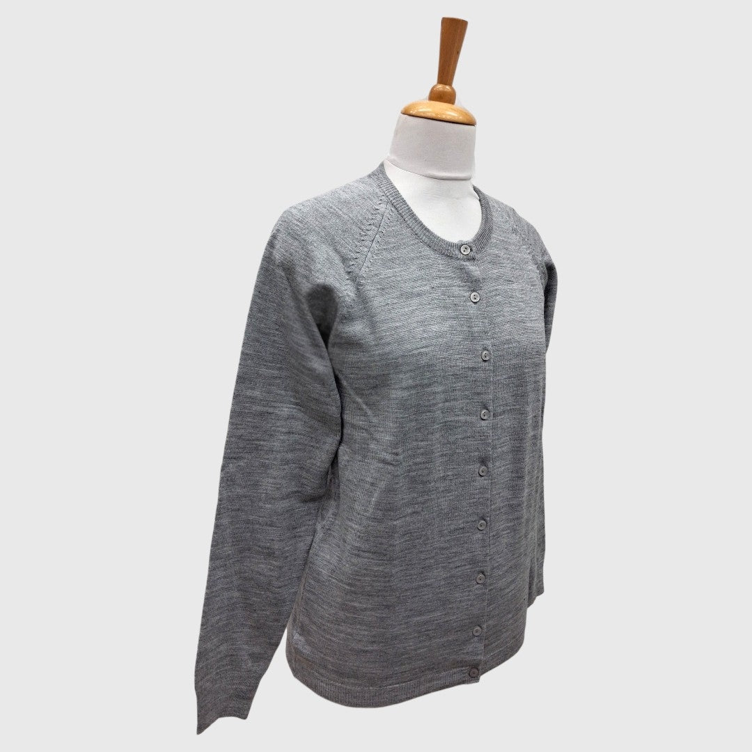 WOMEN'S R NECK CARDIGAN