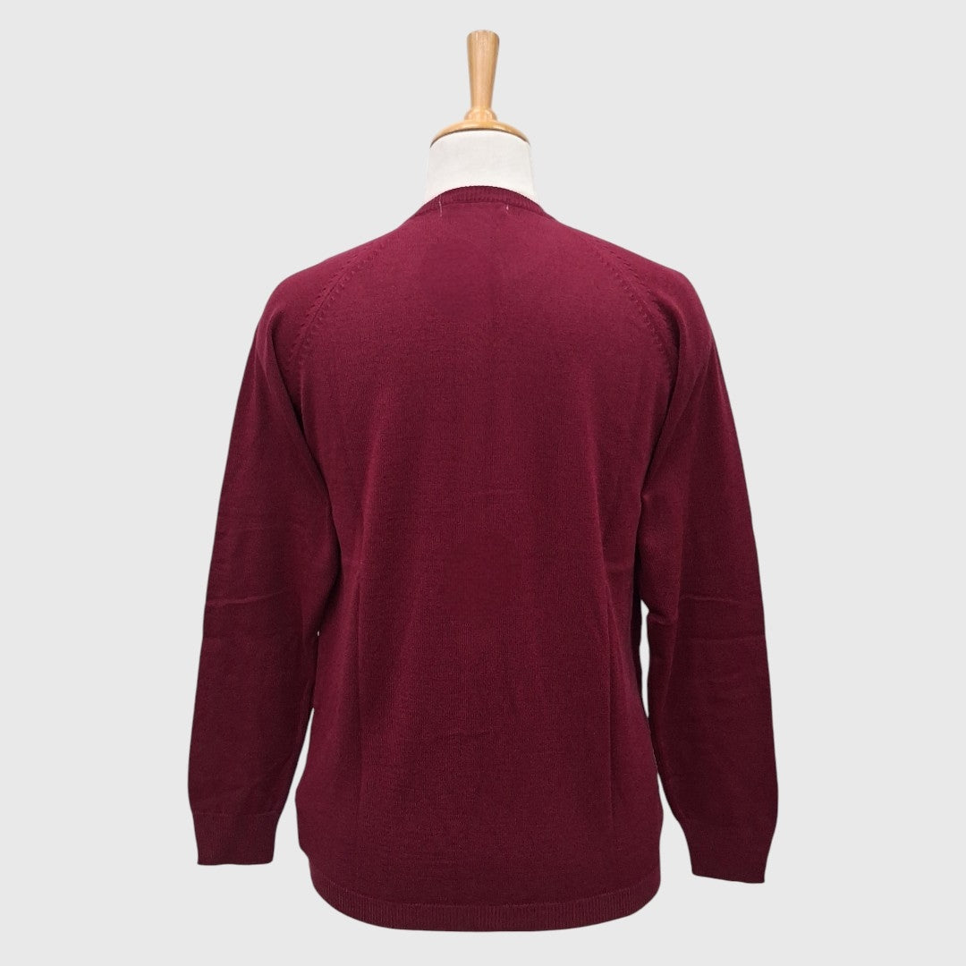 WOMEN'S R NECK CARDIGAN