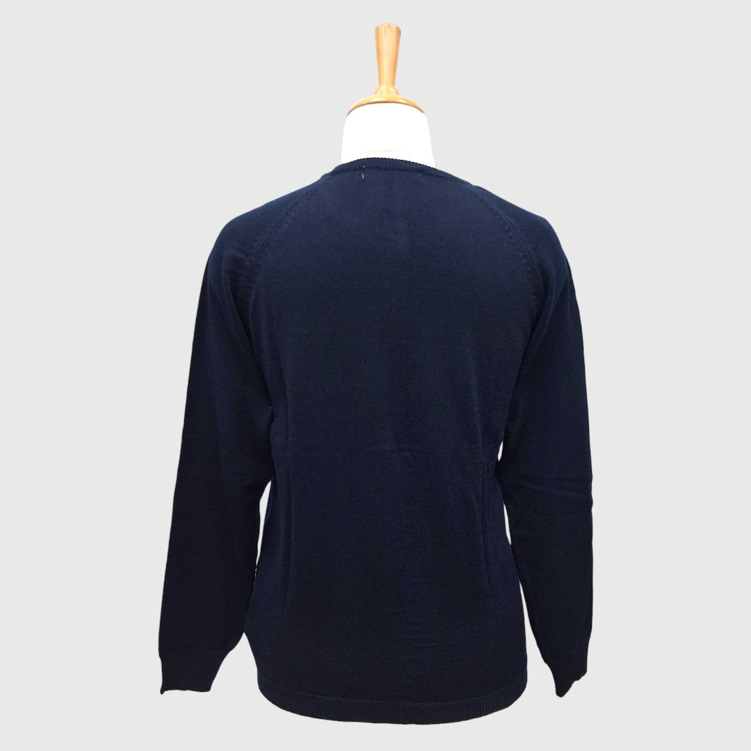WOMEN'S R NECK CARDIGAN