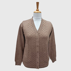 WOMEN'S V NECK CARDIGAN
