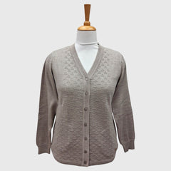WOMEN'S V NECK CARDIGAN