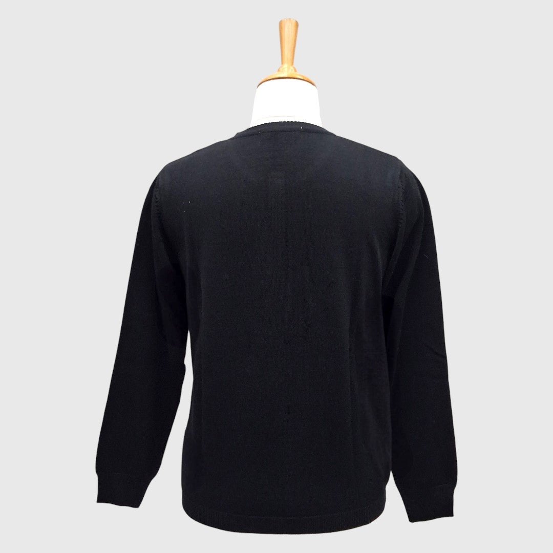 WOMEN'S R NECK CARDIGAN
