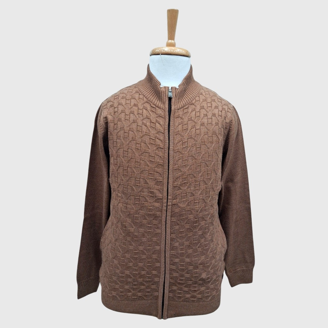 MEN'S FULL ZIP SWEATER