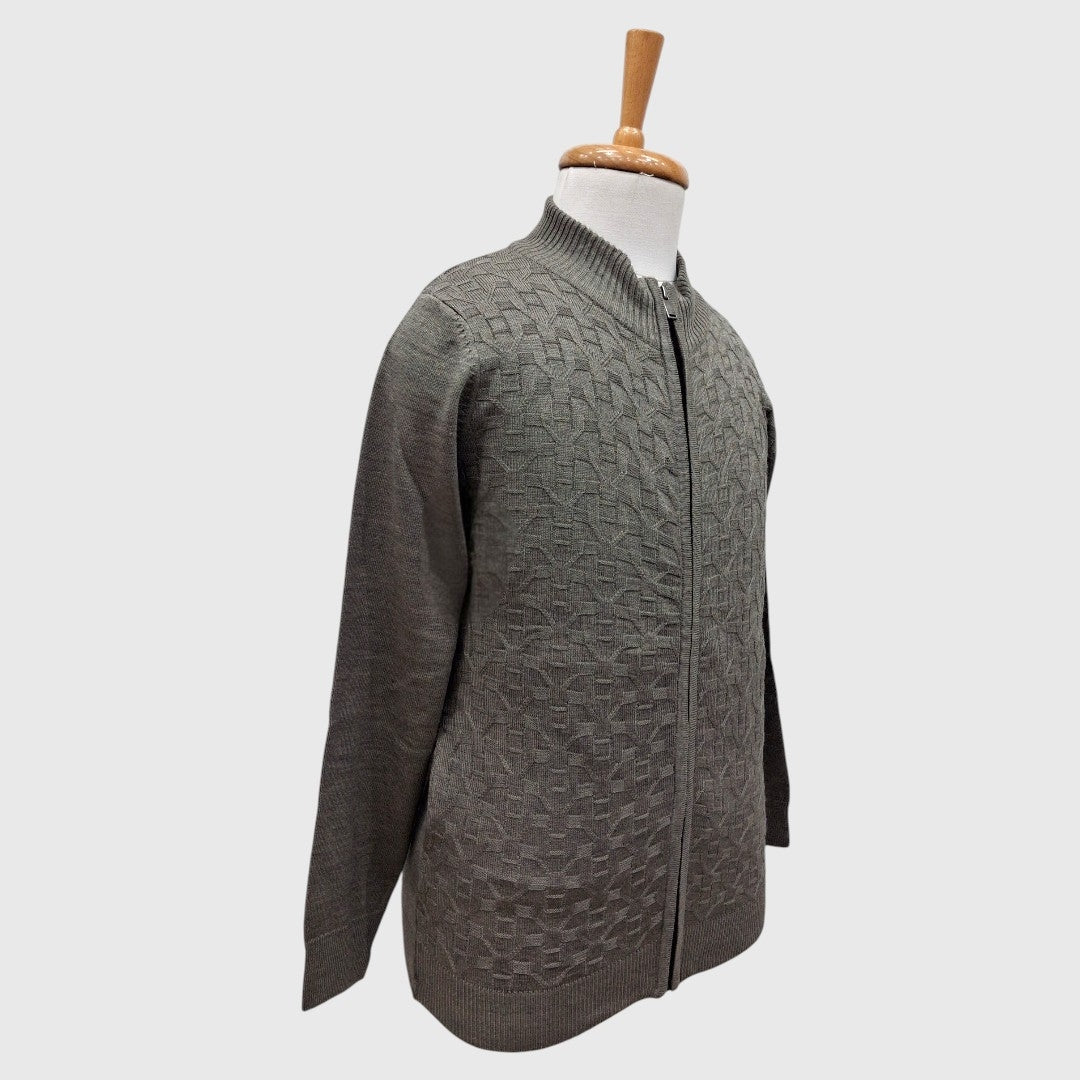 MEN'S FULL ZIP SWEATER